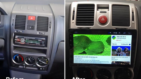 Màn hình DVD Android xe Hyundai Getz 2002 - 2011 | Gotech GT6 New